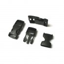 Steckschnalle 15mm schwarz