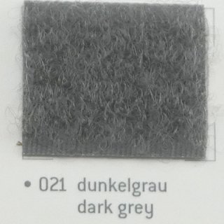Flauschband - Klettband Made in Germany 16mm dunkelgrau