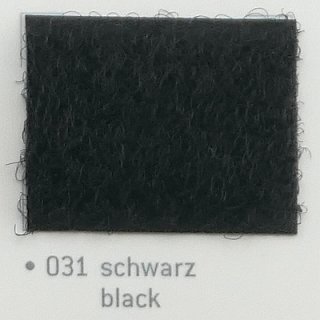 Flauschband - Klettband Made in Germany 20mm schwarz
