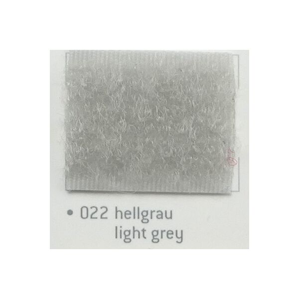 Flauschband 50mm | hellgrau | Fb.022