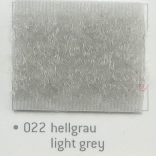 Hakenband - Klettband Made in Germany 25mm hellgrau