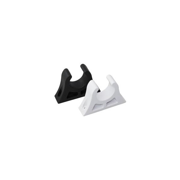 Rohrhalter - Bootshakenhalter - 2Stk - 12,5mm - schwarz