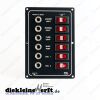 Schalterpanel - 6-fach - vertikal - automatik