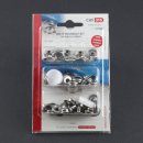 CAF 316 Druckknopfset 10 Stück - inkl. Werkzeug - Stoff...