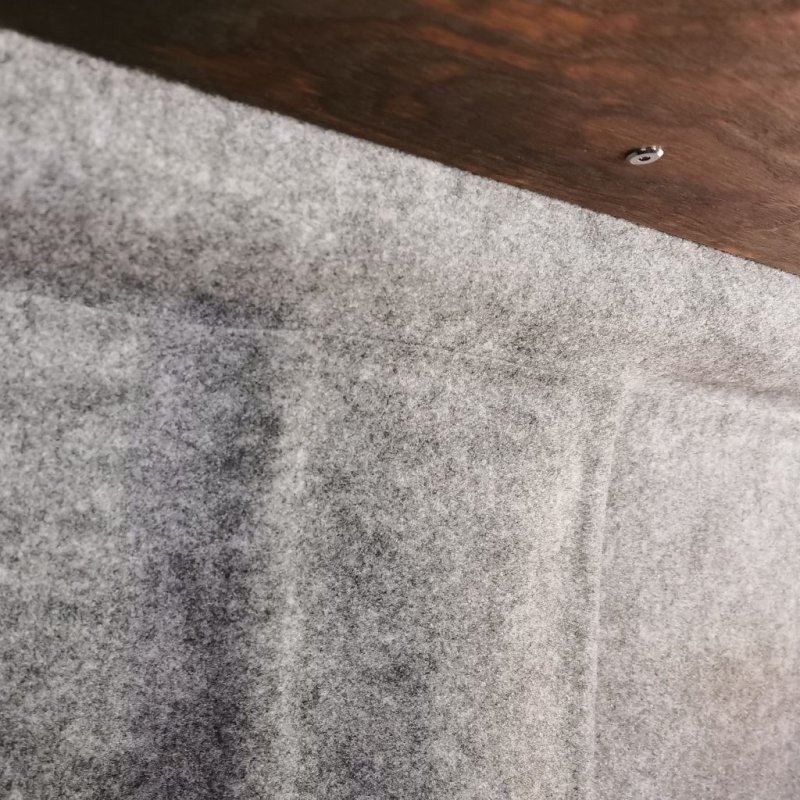 Autofilz selbstklebend grau Akustikfilz dehnbarer Filz Innenverkleidung Camper 