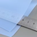 TPU Folie Reststücke grau und blau transparent ca. 2qm