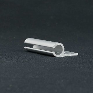Aluminium - Kederschiene Wandmontage 7,5mm eloxiert 200cm