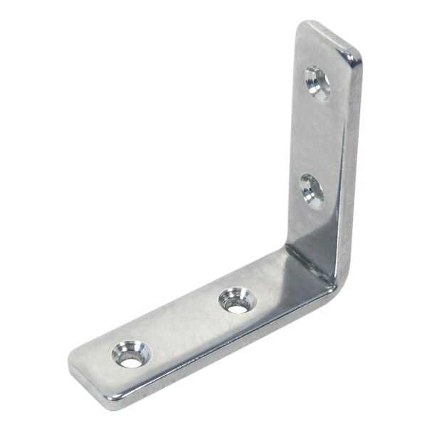 Winkel aus Edelstahl - V2A - 61mm x 61mm