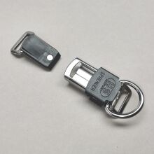 Steckschnalle | 20mm | V2A Edelstahl | mit D-Ring