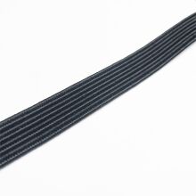 Gummiband / Flachband | 22mm x 3mm | schwarz