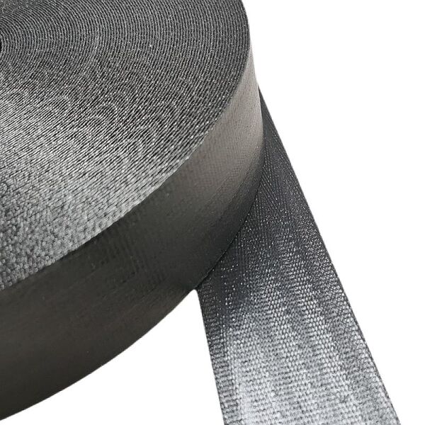 Gurtband 48mm | PVC beschichtet | 1300Kg | schwarz