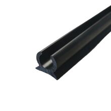 PVC Kederschiene C-Profil | 7,5mm | schwarz