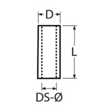 Presshülse - Endstück aus V4A Edelstahl - 3mm