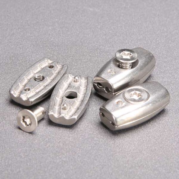 Seilklemme rostfrei - V4A Eiform 6mm