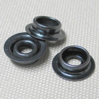 alt 50 Stk Ring-Feder Druckknöpfe 15 mm.Blatt A83 