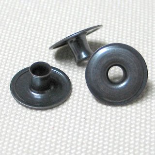 Prym Ringfeder-Druckknopf 15mm - Niet geschwärzt (Eyelet)