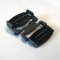 Endkappe für 25mm Gurtband mit Bandführung - schwarz