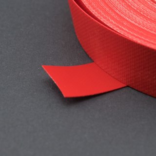20mm Einfassband aus stabiler PVC-Plane -  Meterware rot