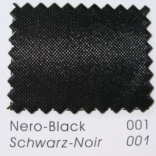 Nylongewebe 210 Dtex 340g/m² - wasserdicht - PVC beschichtet schwarz
