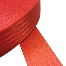 Sicherheitsgurtband 48mm rot Polyamid - 2500Kg