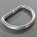 Metall D-Ring 40mm aus verzinktem Stahl