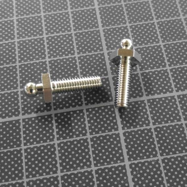LOXX Gewindeschraube | M5 x 22mm | messing vernickelt