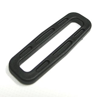 Kunststoff Ovalring 50mm schwarz