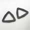 Kunststoff Dreieck-Ring / Triangel 25mm schwarz