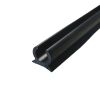 PVC Kederschiene C-Profil | 7,5mm | schwarz | 1m