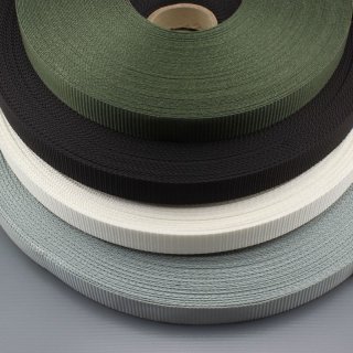 Gurtband 25mm - Polyester - UV-beständig -1000Kg Traglast - grau