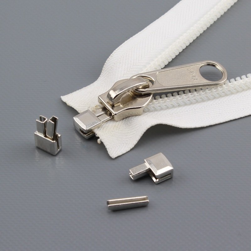 12 Set Reißverschluss Reparatur Reißverschluss Stopper Open End Metall 3 Farbe