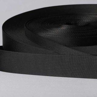 Polyester Gurtband 45mm 2200Kg  schwarz