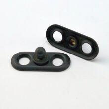 Diese geschwärzte LOXX Anschraubplatte dient durch...