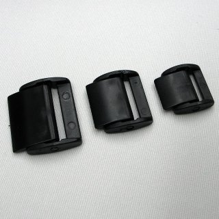Gurtschnalle / Fixlock 825   Klappschnalle 25mm flach schwarz