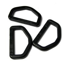 D-Ring 38mm | Kunststoff | YKK LD38E | schwarz