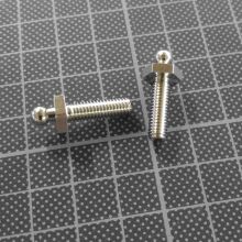 LOXX Gewindeschraube | M5 x 10mm | messing vernickelt