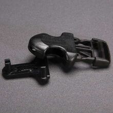 Steckschnalle | 25mm | SMSR 25 | Stoffmontage | schwarz