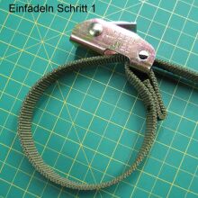 Klemmschnalle 25mm | 350Kg | Metall  blank