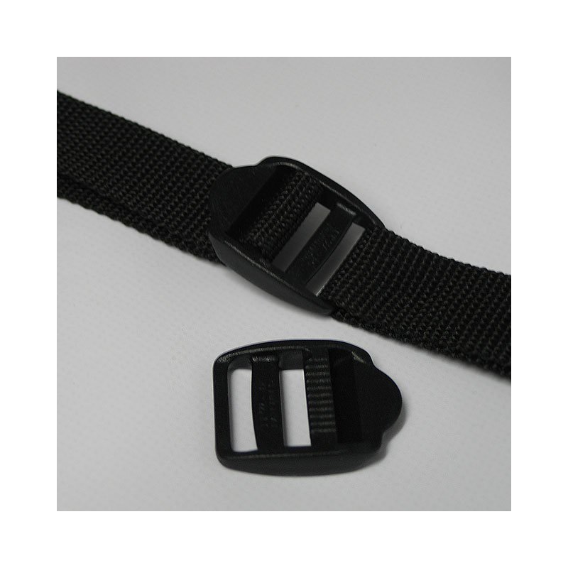 TRIWONDER 25mm Schwarz Nylon Gurtband mit Verstellbare Schnallen 4 Stück