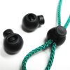 Kordelstopper 2x4mm | rund | Metallfeder