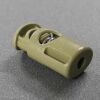 Kordelstopper 2x3mm | Military | TAN | Metallfeder