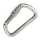 Kong - Indoor D Screw - INOX - Kletterkarabiner