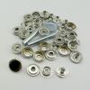 Druckknopf Set 10 Stk | inkl. Werkzeug | vernickelt
