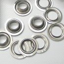 DIN Planenöse 8mm - rostfrei - poliert - 2 teilig - DIN 7332