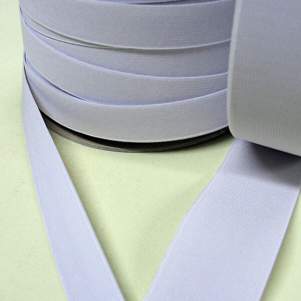 Gummiband | 25mm | weiß