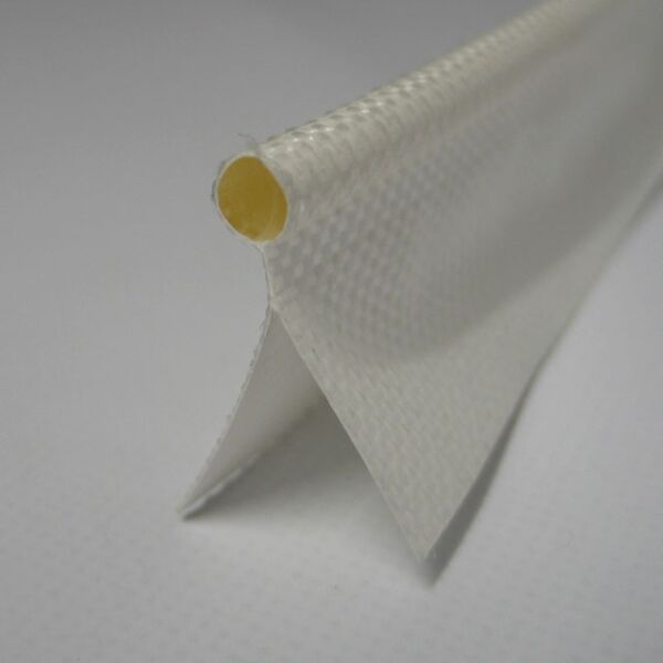 Kederband | 7,5mm | doppelfahne | weiss