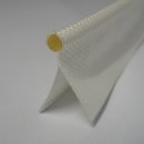 Kederband - 7,5mm weiss - doppelfahne